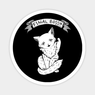 Kitty Final Boss Illustration Magnet